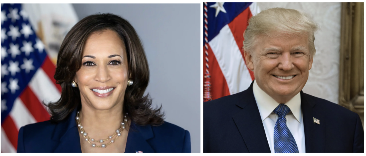 Pictures of Vice President Kamala Harris and former President Donald Trump from the official White House website.
Left Image (Whitehouse.gov)
Right Image (Whitehouse.gov)


